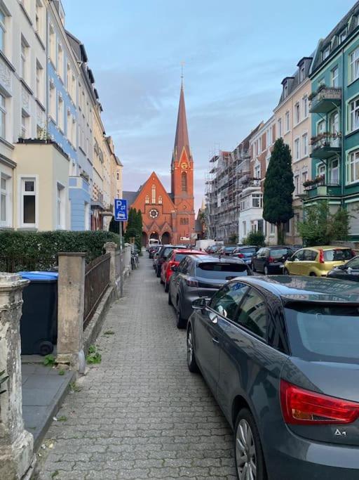 Doppelzimmer Mit Terrasse In Privatem Zuhause Lübeck Kültér fotó