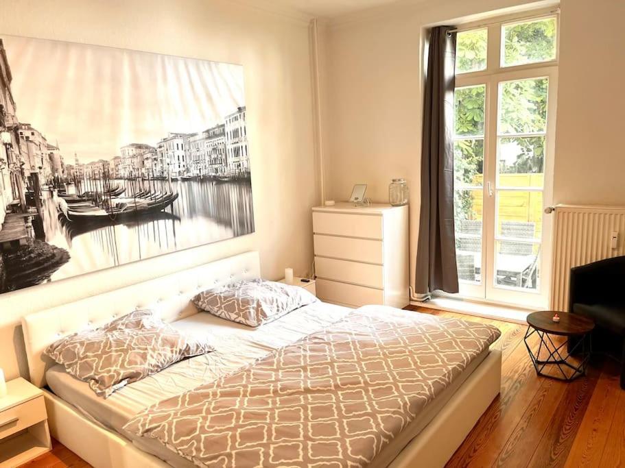 Doppelzimmer Mit Terrasse In Privatem Zuhause Lübeck Kültér fotó