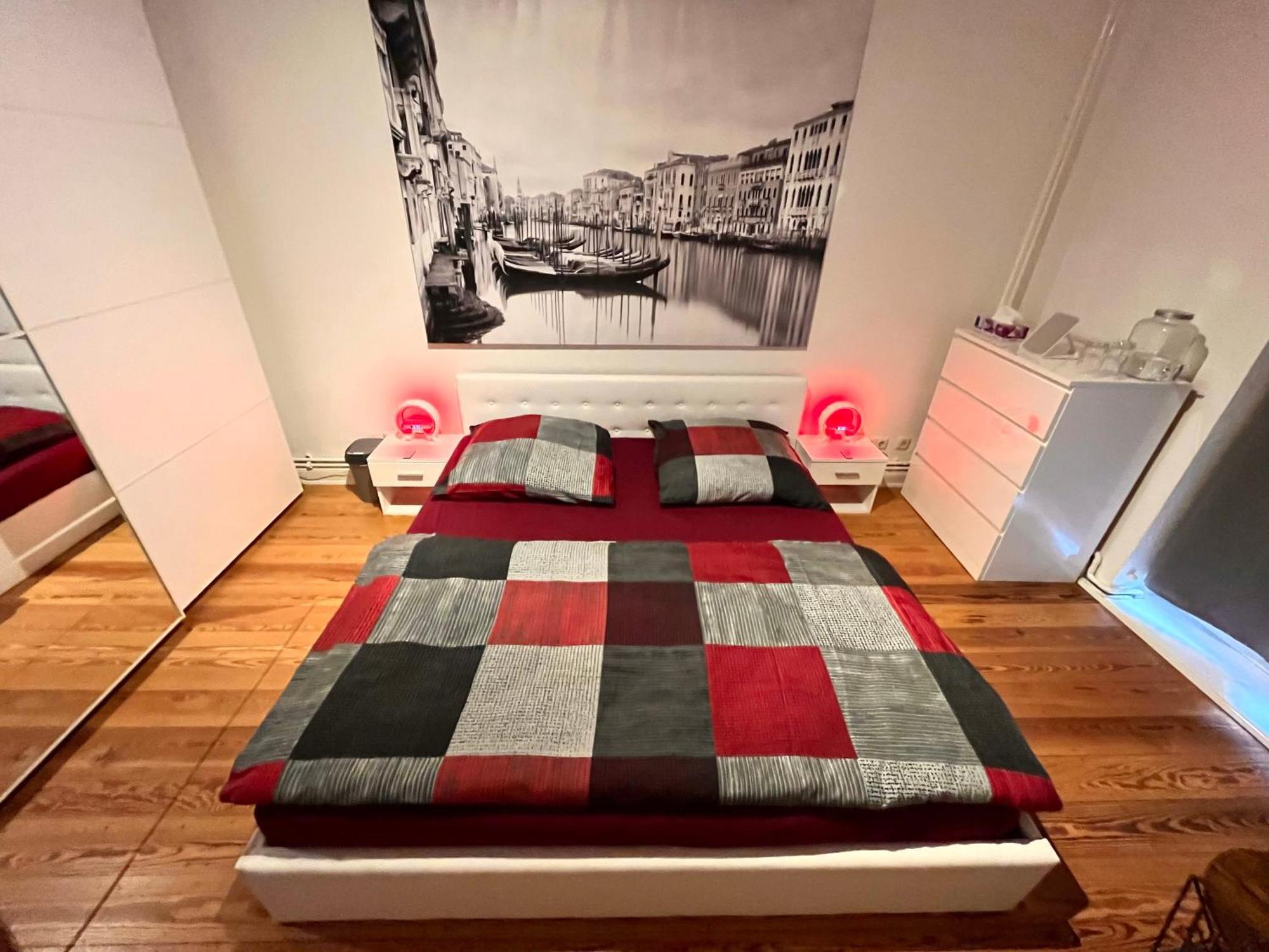 Doppelzimmer Mit Terrasse In Privatem Zuhause Lübeck Kültér fotó