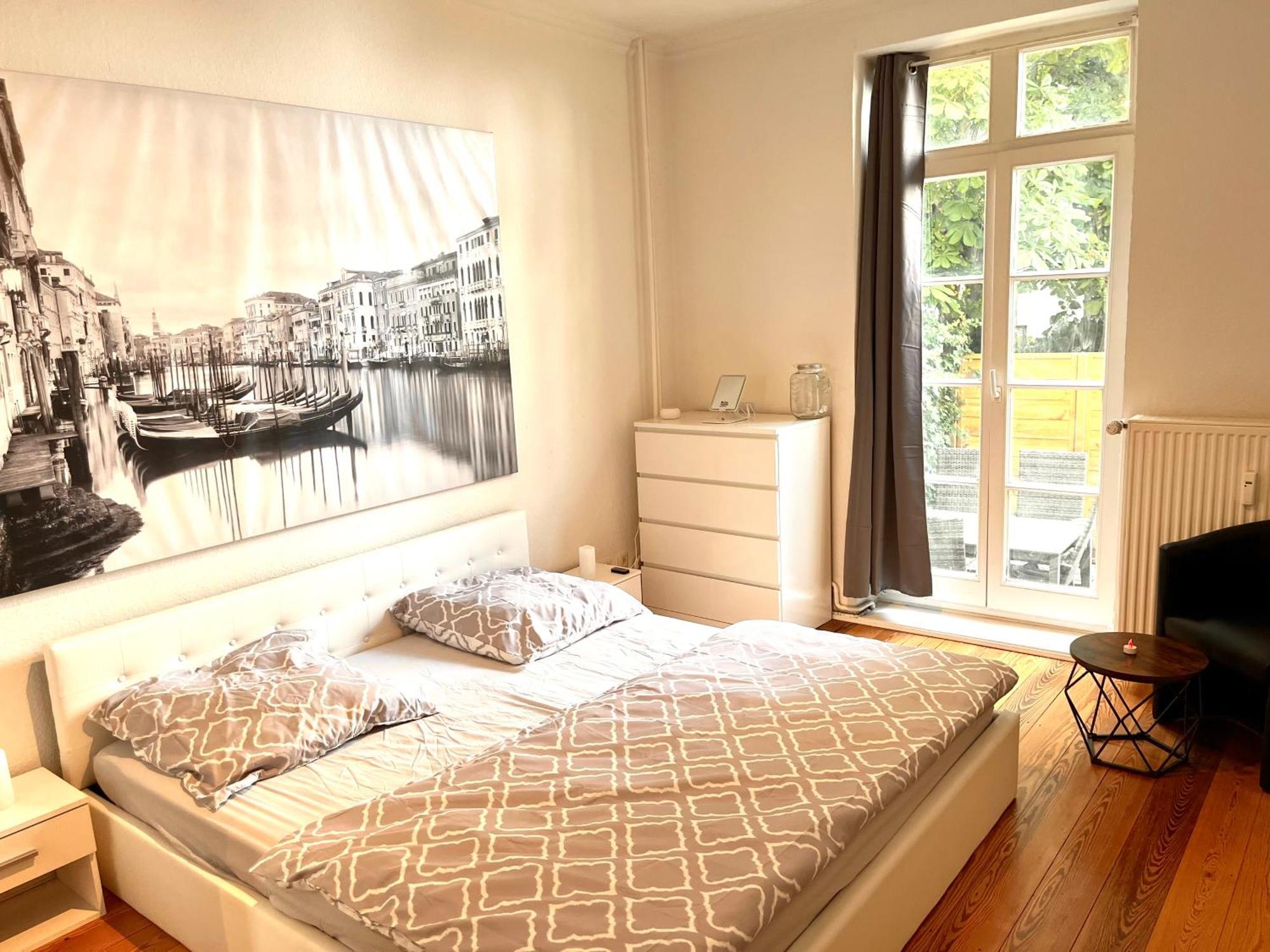 Doppelzimmer Mit Terrasse In Privatem Zuhause Lübeck Kültér fotó